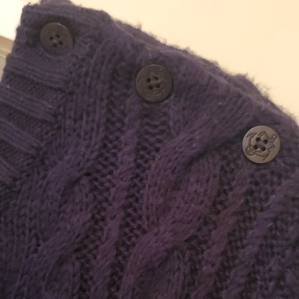 Polo Ralph Lauren Navy Blue Cable Knit Dress - Picture 4 of 5